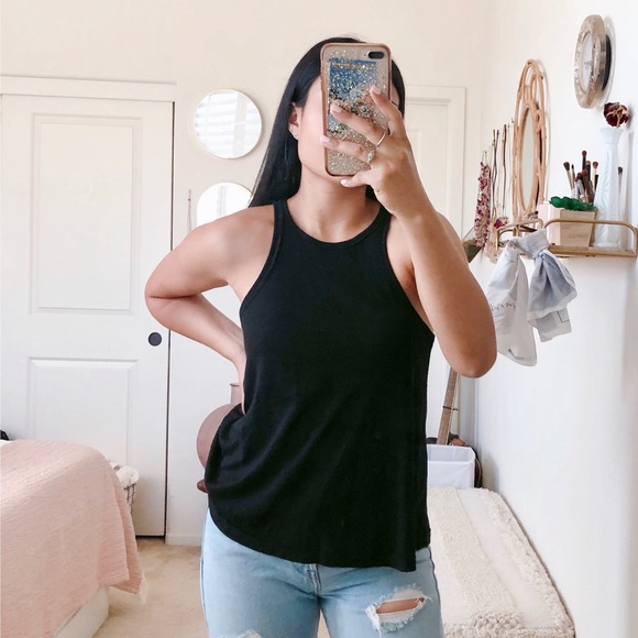 Free People Ribbed Racerback Tank - Picture 1 of 5